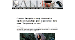 Desktop Screenshot of cosmina-pasarin.allby.ro