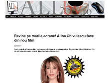 Tablet Screenshot of alina-chivulescu.allby.ro